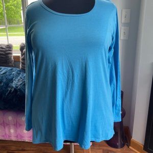Light Blue LulaRoe Olive Tunic Top 2XL